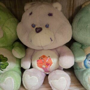 ❤ vintage KENNER 1980's SHARE CARE BEAR full size share ❤
